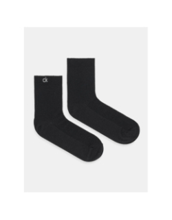 Paire de chaussettes basses brillantes noir femme - Calvin Klein