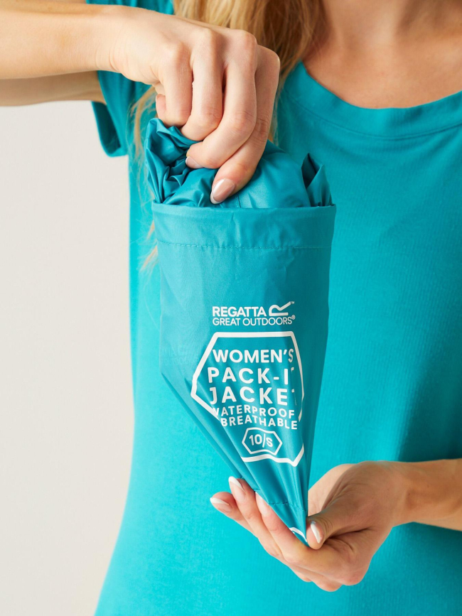 Veste imperméable pack it III bleu femme - Regatta