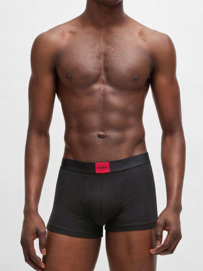 Pack de 3 boxers en coton galaxy noir homme - Hugo