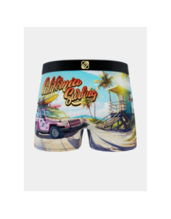 Boxer en microfibre california multicolore homme - Freegun