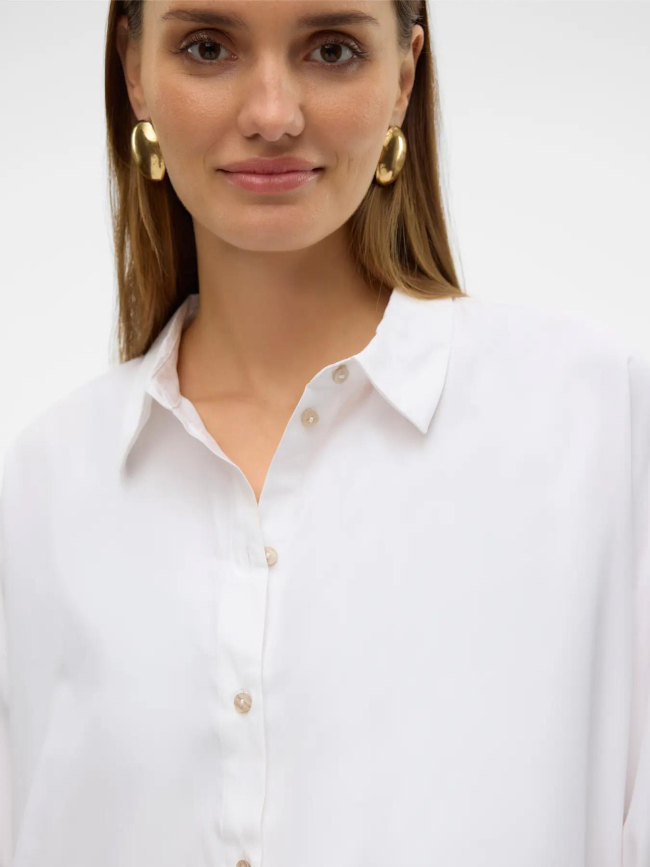 Chemise oversize nora blanc femme - Vero Moda