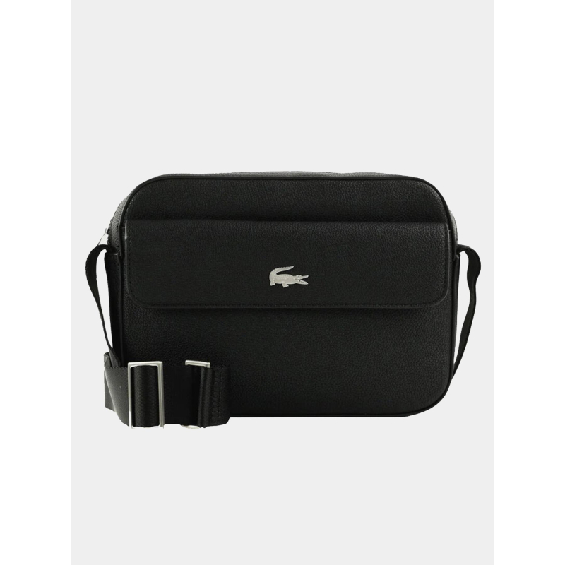 Sac bandoulière reporter noir homme - Lacoste
