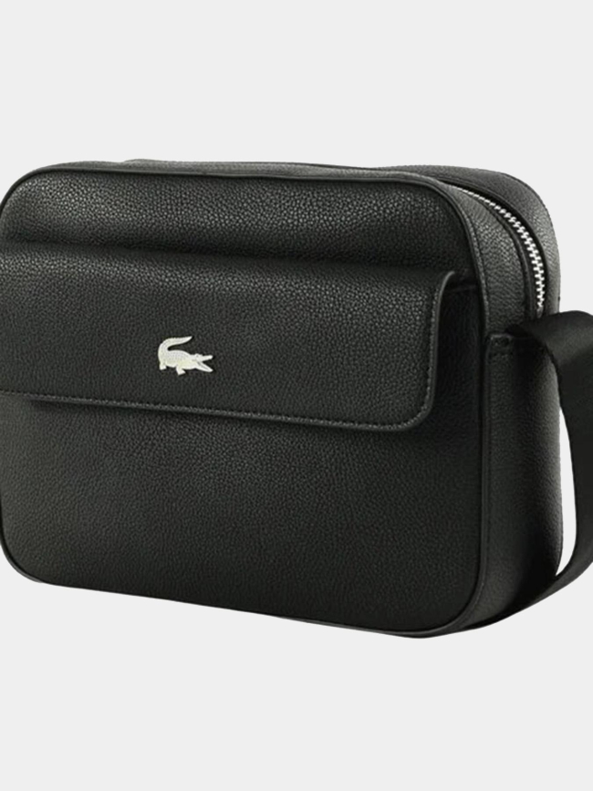 Sac bandoulière reporter noir homme - Lacoste