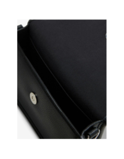 Sac bandoulière crossover noir femme - Lacoste