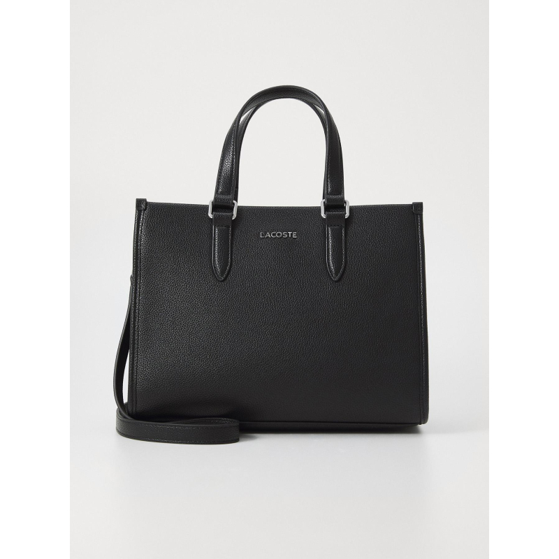 Sac à main top handle noir femme - Lacoste