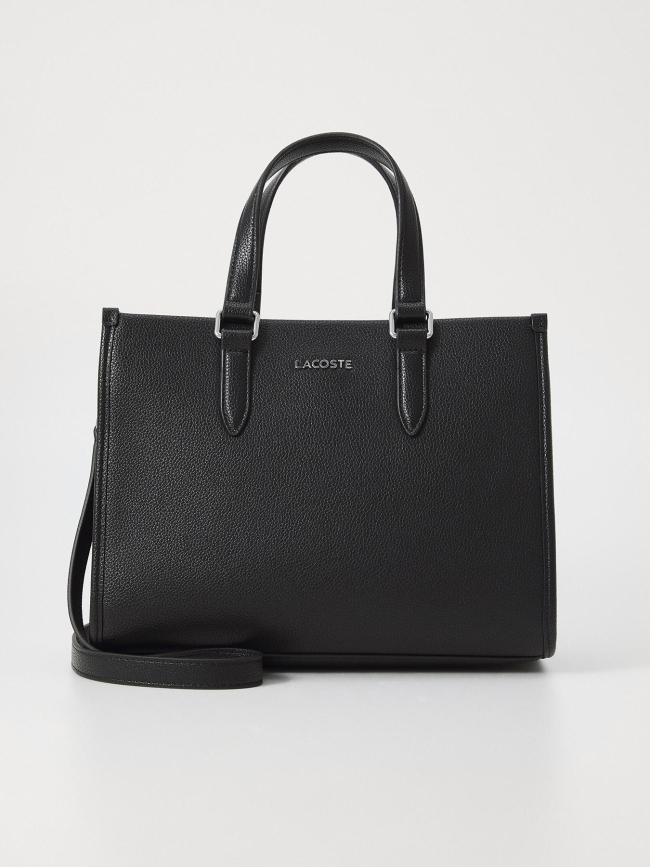 Sac à main top handle noir femme - Lacoste