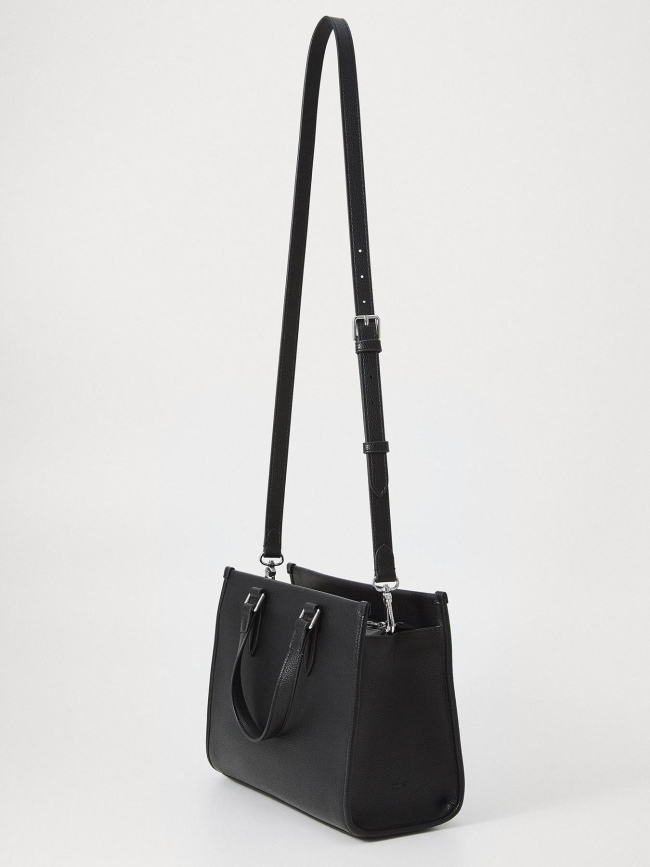Sac à main top handle noir femme - Lacoste