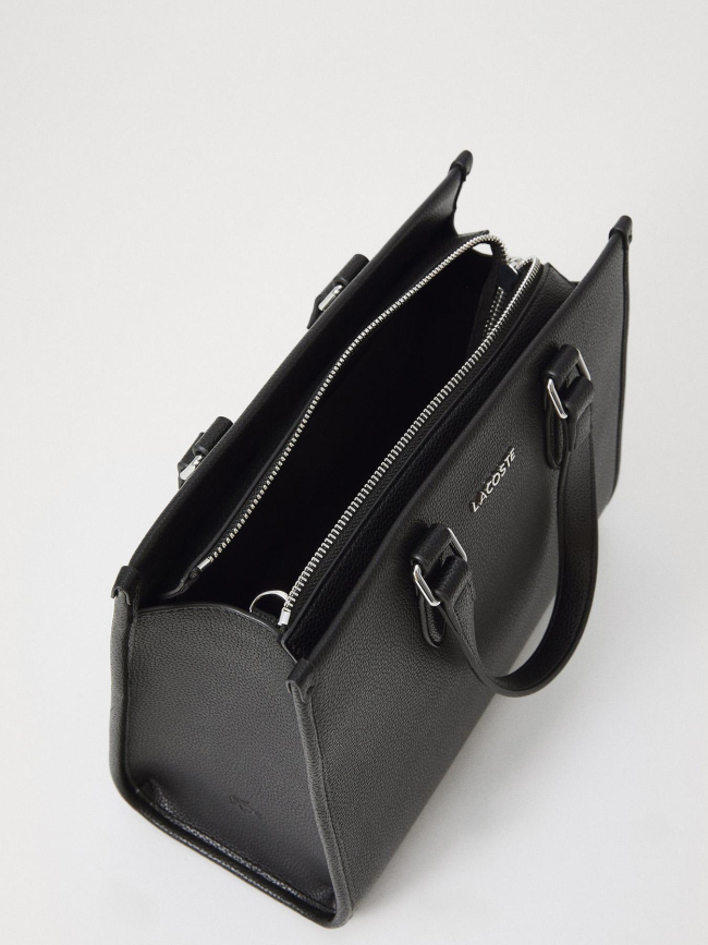 Sac à main top handle noir femme - Lacoste