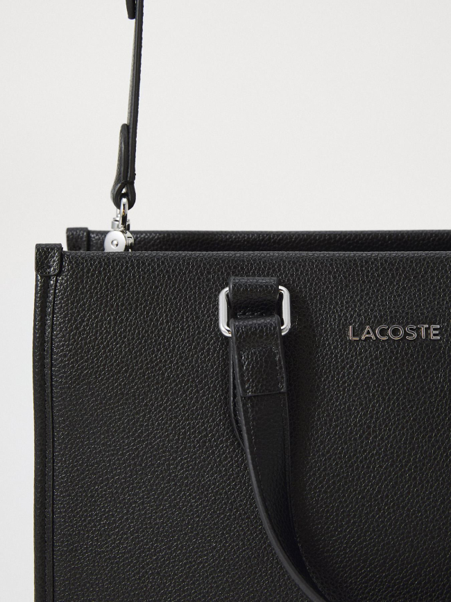 Sac à main top handle noir femme - Lacoste