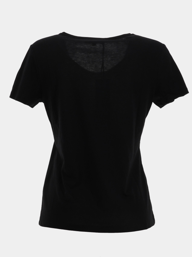 T-shirt à strass dlucas noir femme - Morgan