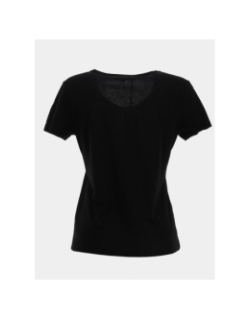 T-shirt à strass dlucas noir femme - Morgan