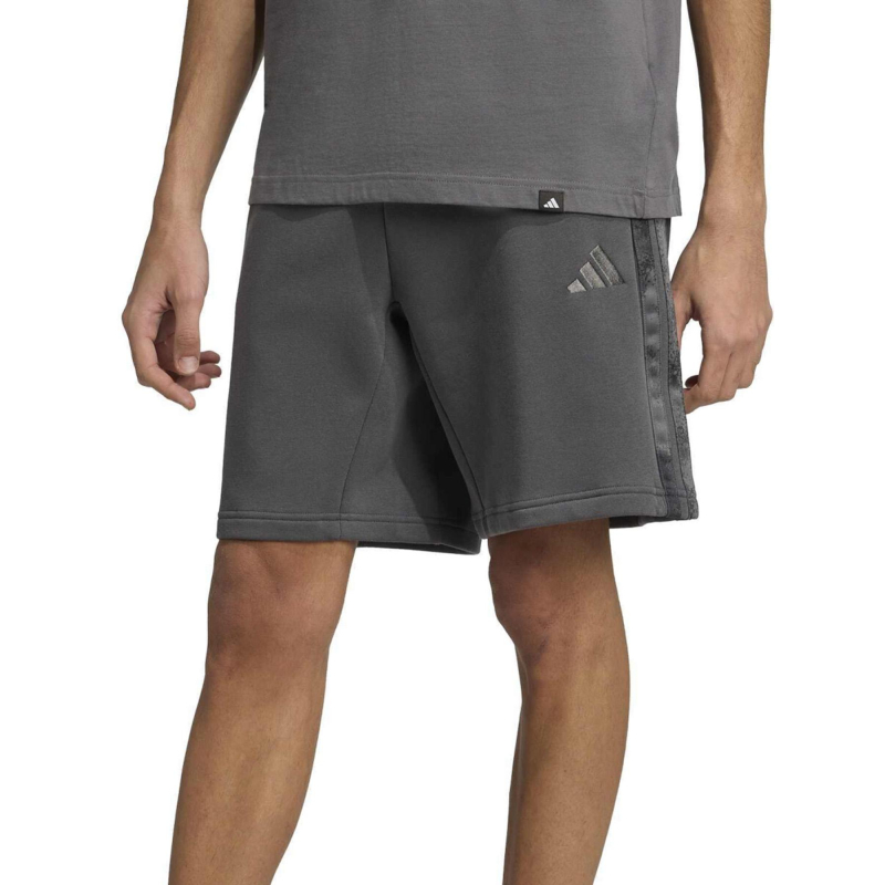 Short de sport molleton sea aop anthracite homme - Adidas