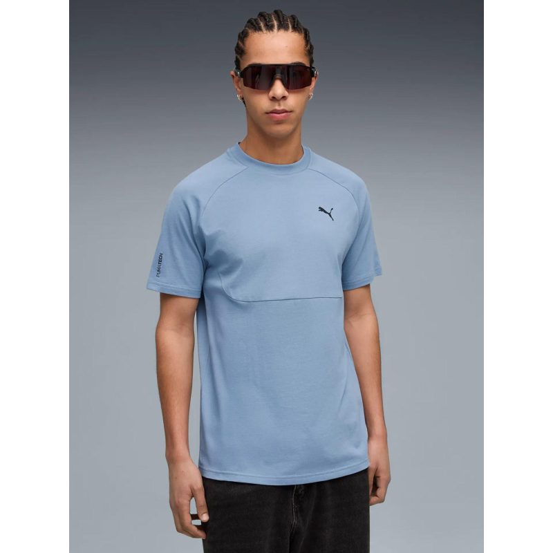T-shirt à manches courtes pumatech bleu homme - Puma