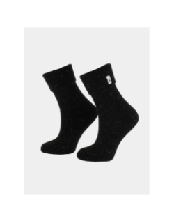 Paire de chaussettes hautes brillantes home noir femme - Calvin Klein