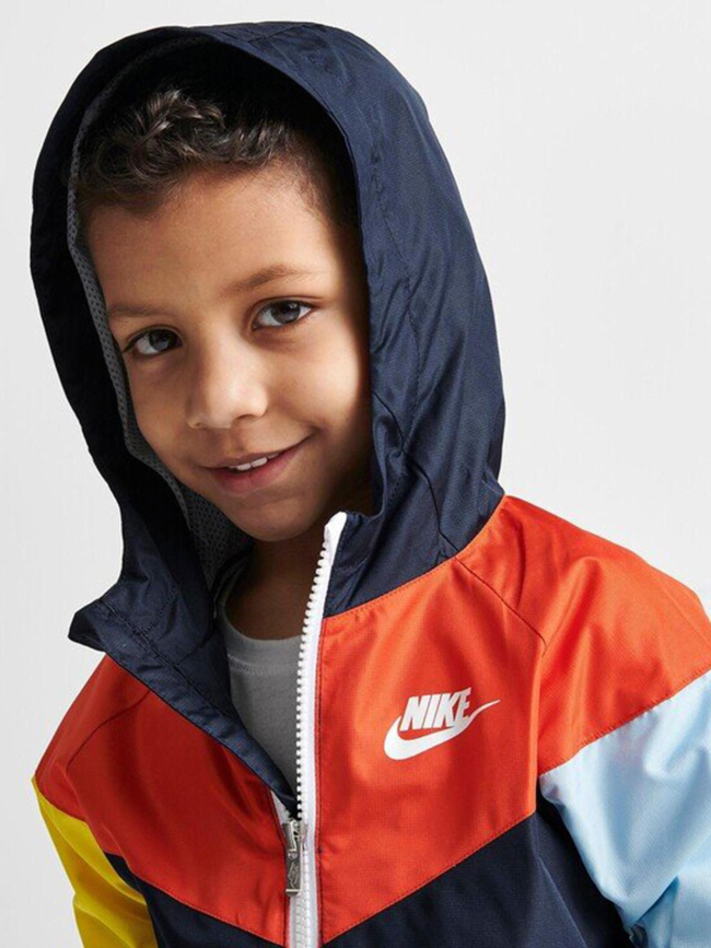 Ensemble veste coupe vent et short active joy bleu enfant - Nike