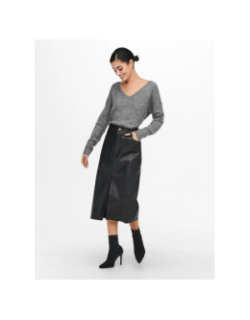 Pull à col v elanora gris femme - JDY