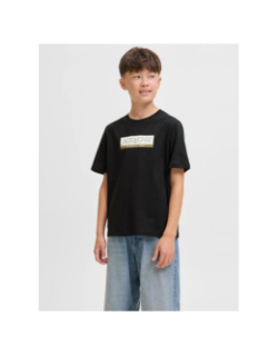 T-shirt à manches courtes jorinwood noir garçon - Jack & Jones