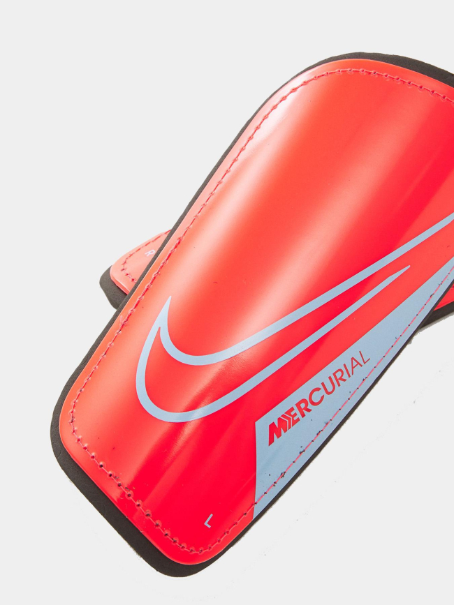 Protège-tibias de football merc hardshell rouge - Nike