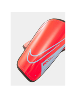 Protège-tibias de football merc hardshell rouge - Nike