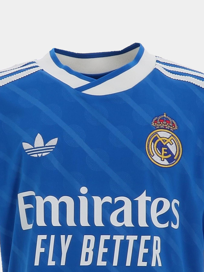 Maillot de football real madrid third 25/26 bleu enfant - Adidas