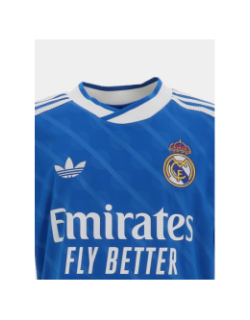 Maillot de football real madrid third 25/26 bleu enfant - Adidas