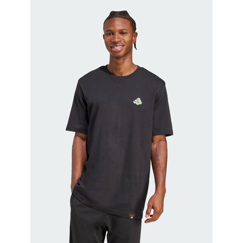 T-shirt à manches courtes pizza trim noir homme - Adidas