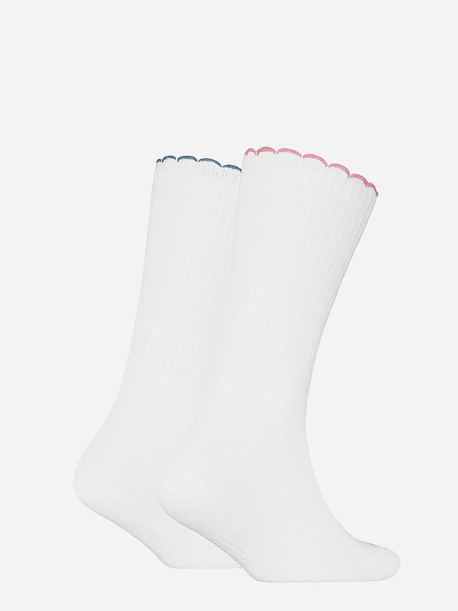 Pack de 2 paires de chaussettes brillantes cœur blanc fille - Puma