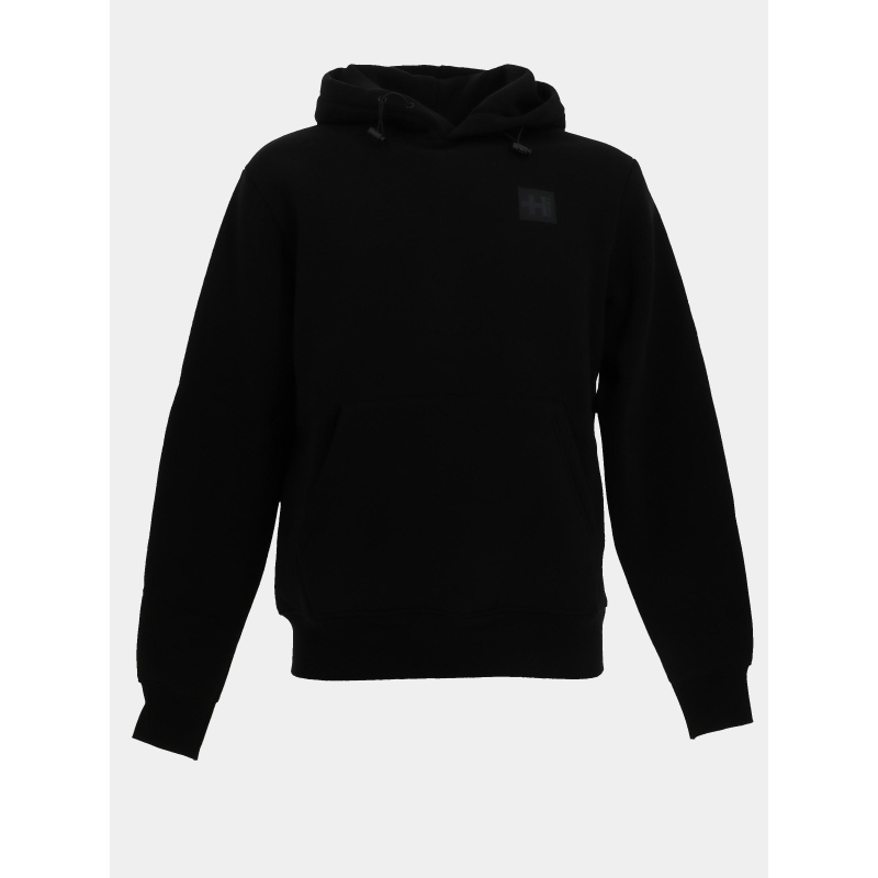 Sweat à capuche parton noir homme - Helvetica