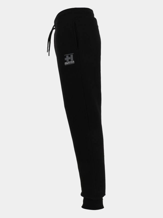 Pantalon jogging parton noir homme - Helvetica