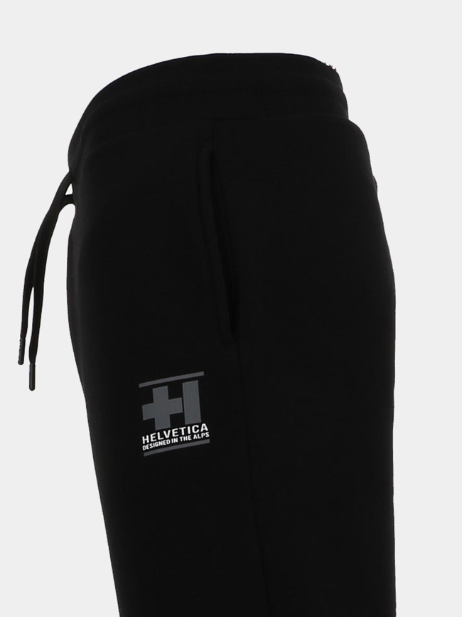 Pantalon jogging parton noir homme - Helvetica