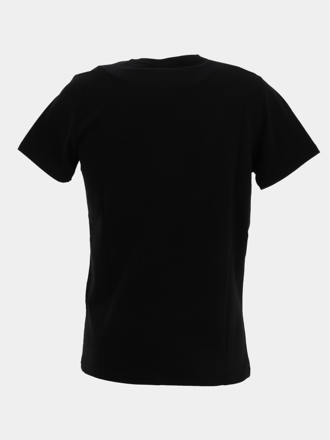 T-shirt à manches courtes wells noir homme - Helvetica