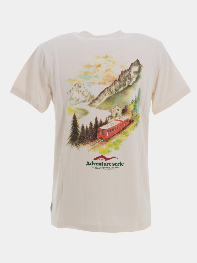 T-shirt à manches courtes d&s chamonix beige homme - Picture