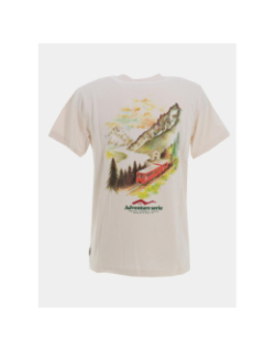 T-shirt à manches courtes d&s chamonix beige homme - Picture