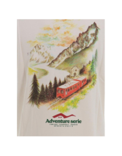 T-shirt à manches courtes d&s chamonix beige homme - Picture