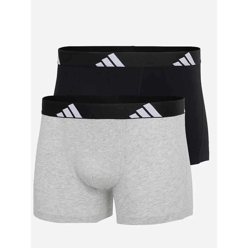Pack de 2 boxers active flex cotton gris et noir homme - Adidas