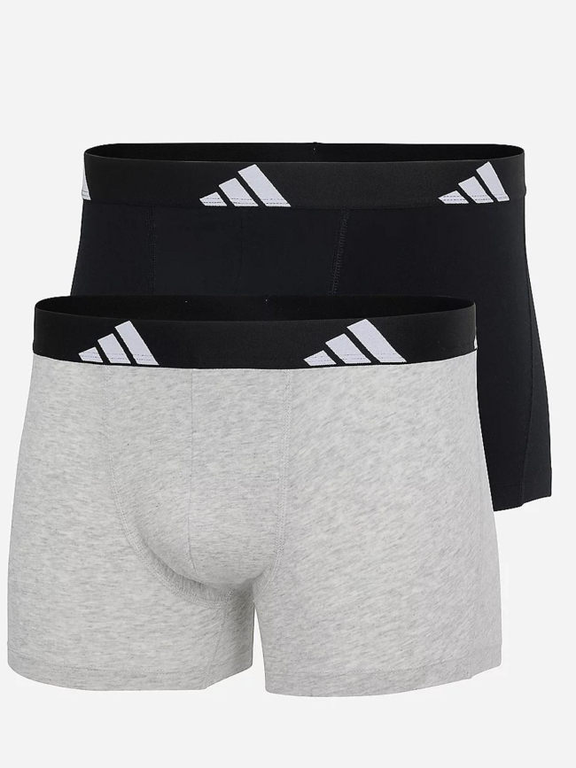 Pack de 2 boxers active flex cotton gris et noir homme - Adidas