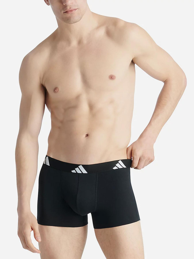 Pack de 2 boxers active flex cotton gris et noir homme - Adidas