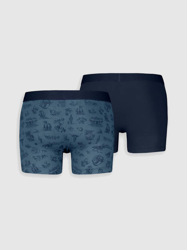 Pack de 2 boxers wstrn icon aop bleu homme - Levi's