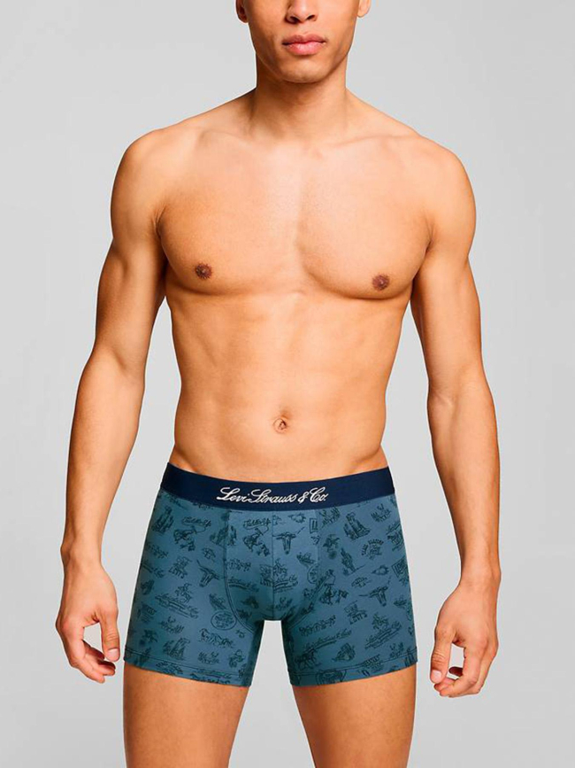 Pack de 2 boxers wstrn icon aop bleu homme - Levi's