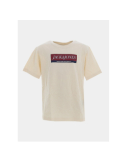 T-shirt à manches courtes jorinwood beige garçon - Jack & Jones