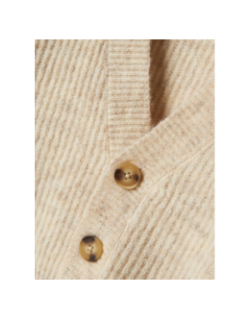 Cardigan court en maille nkfholly beige fille - Name It