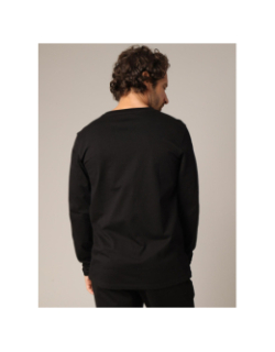 T-shirt à manches longues bump noir homme - Deeluxe