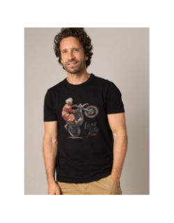 T-shirt à manches courtes badass noir homme - Deeluxe