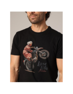 T-shirt à manches courtes badass noir homme - Deeluxe