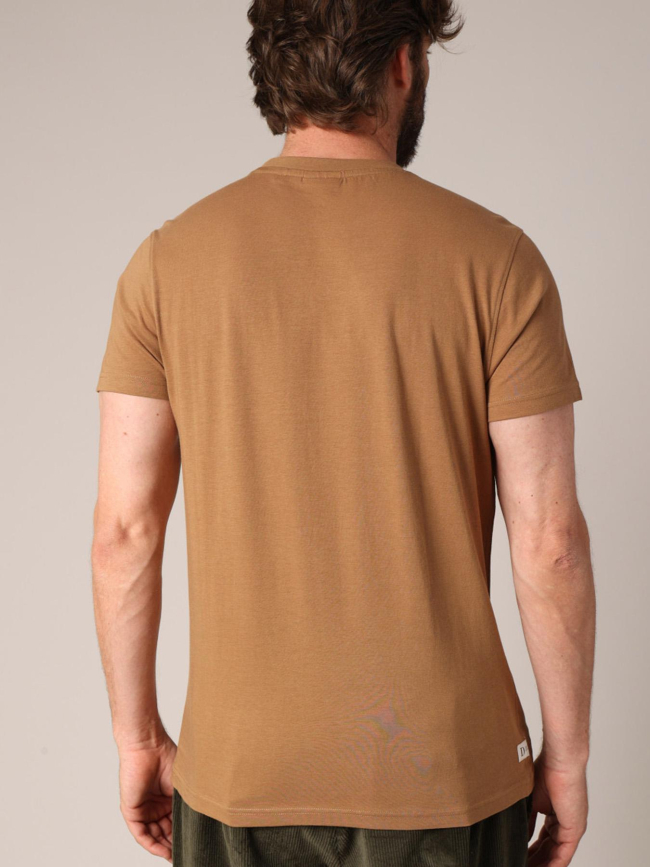 T-shirt à manches courtes cabo marron homme - Deeluxe