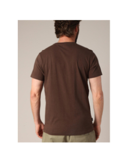 T-shirt à manches courtes ace marron foncé homme - Deeluxe