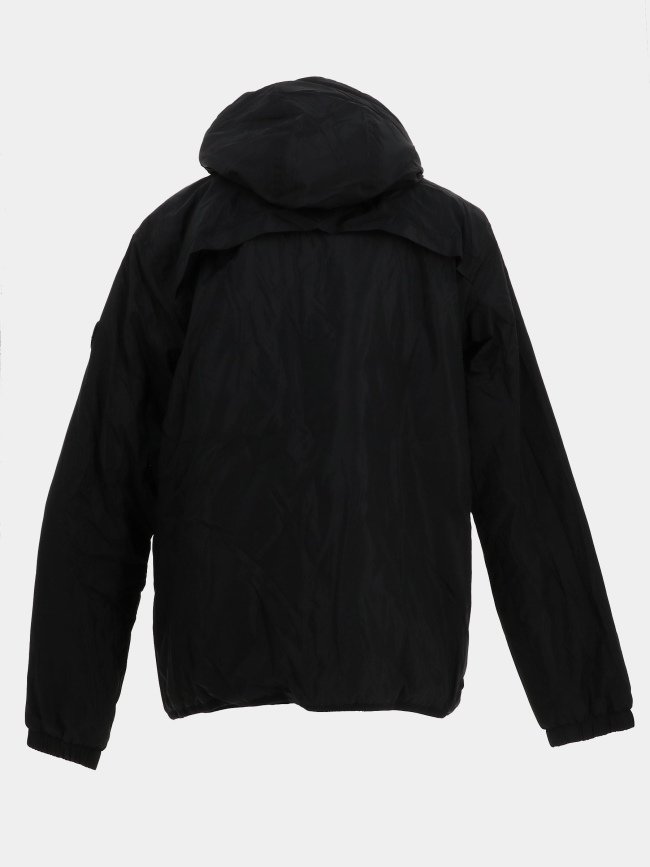 Blouson coupe-vent capuche sherpa knils noir garçon - Helvetica