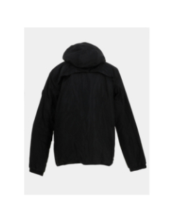 Blouson coupe-vent capuche sherpa knils noir garçon - Helvetica