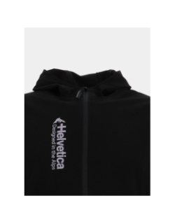 Veste à capuche siroko noir garçon - Helvetica