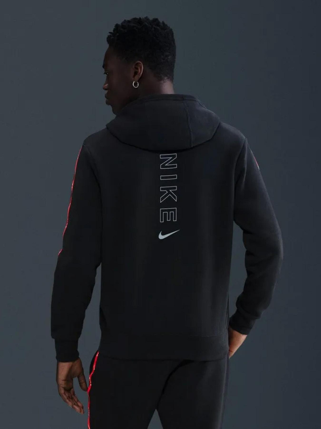 Sweat à capuche zippé nsw cs noir et rouge homme - Nike